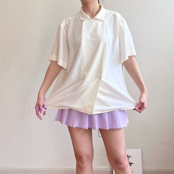 Rena Rowan For Saville Short Sleeve Silky Blouse.--DA8 - Picture 9 of 11